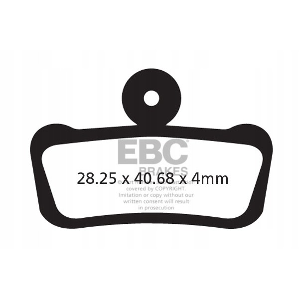 Klocki rowerowe EBC (spiekane) CFA633HH